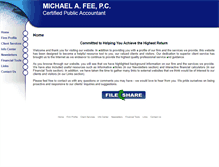 Tablet Screenshot of mikefee.com